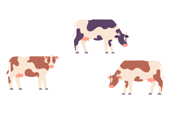Bringing the Farm to Your Screen: The Cows Color Icon Set
