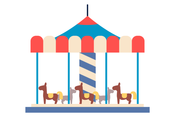 Carousel Color Icon: Your Go-To Amusement Park Symbol