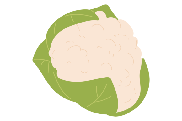 Cauliflower Color Icon: The Fresh, Healthy Vegetable Symbol Explained
