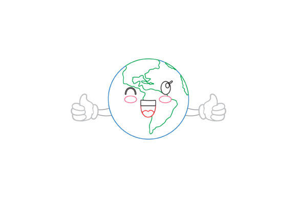 Exploring the Whimsical Charm of Space Earth Kawaii Cute Color Line