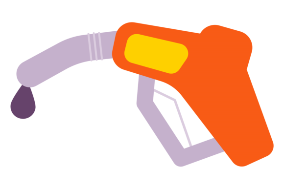 Gas Station Fuel Pump Gun Color Icon: The Ultimate Design Asset