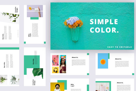 Simple Color: Your Go-To Template for Clean, Modern Slides