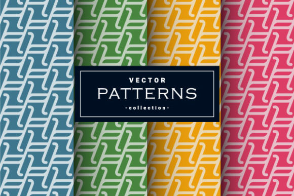 Square Pattern Set in Four Color: A Designer's Essential Asset