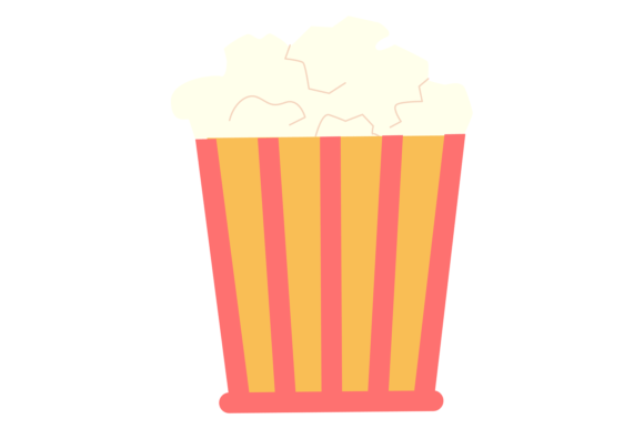 The Popcorn Bucket Color Icon: A Design Asset That Pops
