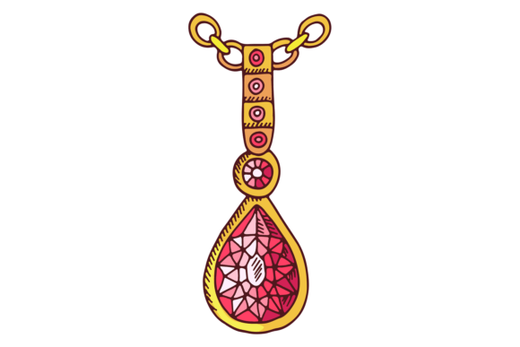 Understanding the Ruby Pendant Color Icon: A Shiny Gem Jewel Asset